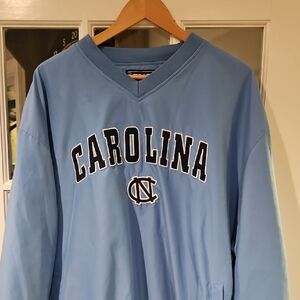 NC Tarheels Pullover V-Neck Jacket XXL